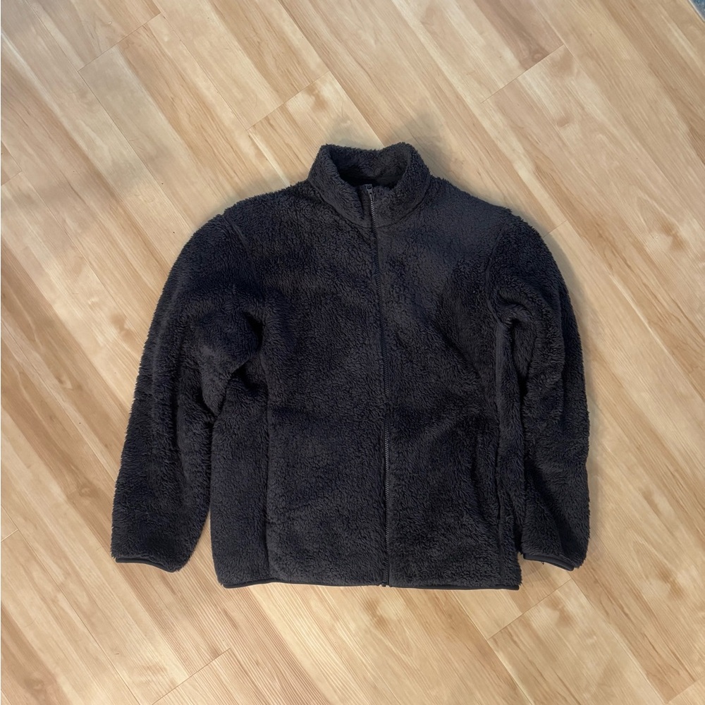 Uniqlo Grey Fleece Jacket | Size L